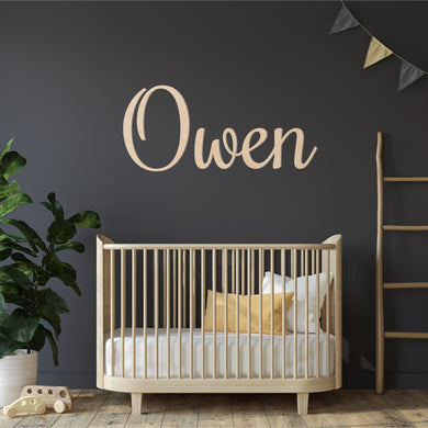 Custom Wood Name Sign | Nursery Name Sign | Personalized Name Sign | Wooden Name | Wood Letters - Painted or Unfinished