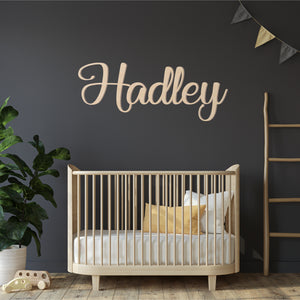 Custom Wood Name Sign | Nursery Name Sign | Personalized Name Sign | Wooden Name | Wood Letters - Painted or Unfinished