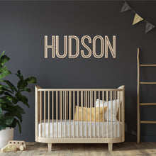 Load image into Gallery viewer, Custom Wood Name Sign | Nursery Name Sign | Personalized Name Sign | Wooden Name | Wood Letters - Painted or Unfinished
