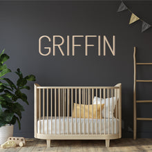 Load image into Gallery viewer, Custom Wood Name Sign | Nursery Name Sign | Personalized Name Sign | Wooden Name | Wood Letters