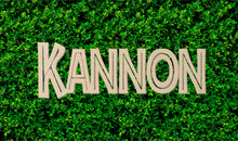 Load image into Gallery viewer, Custom Wood Name Sign | Nursery Name Sign | Personalized Name Sign | Wooden Name | Wood Letters - Painted or Unfinished