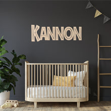 Load image into Gallery viewer, Custom Wood Name Sign | Nursery Name Sign | Personalized Name Sign | Wooden Name | Wood Letters - Painted or Unfinished