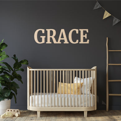 Custom Wood Name Sign | Nursery Name Sign | Personalized Name Sign | Wooden Name | Wood Letters - Painted or Unfinished