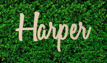 Load image into Gallery viewer, Custom Wood Name Sign | Nursery Name Sign | Personalized Name Sign | Wooden Name | Wood Letters - Painted or Unfinished