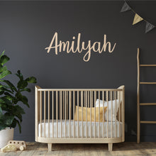 Load image into Gallery viewer, Custom Wood Name Sign | Nursery Name Sign | Personalized Name Sign | Wooden Name | Wood Letters