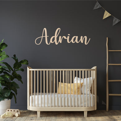 Custom Wood Name Sign | Nursery Name Sign | Personalized Name Sign | Wooden Name | Wood Letters - Painted or Unfinished