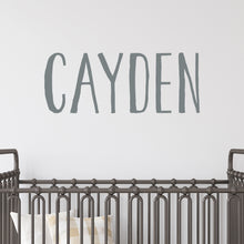 Load image into Gallery viewer, Custom Wood Name Sign | Nursery Name Sign | Personalized Name Sign | Wooden Name | Wood Letters - Painted or Unfinished