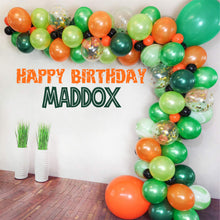 Load image into Gallery viewer, Happy Birthday Decal - Dinosaur Theme Birthday Party - Happy Birthday Sticker for Boys Party Backdrop