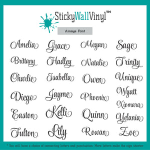 Custom Wood Name Sign | Nursery Name Sign | Personalized Name Sign | Wooden Name | Wood Letters - Painted or Unfinished