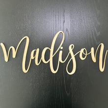 Load image into Gallery viewer, Custom Wood Name Sign | Nursery Name Sign | Personalized Name Sign | Wooden Name | Wood Letters - Painted or Unfinished