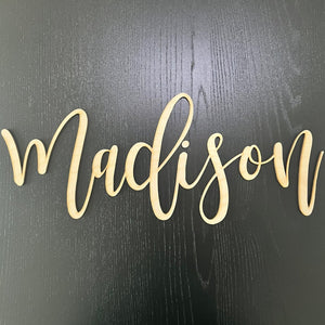 Custom Wood Name Sign | Nursery Name Sign | Personalized Name Sign | Wooden Name | Wood Letters - Painted or Unfinished