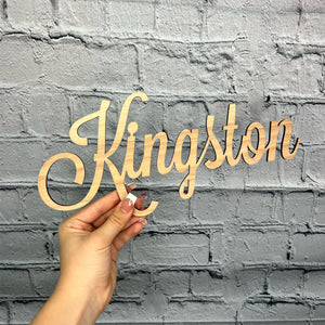 Custom Wood Name Sign | Nursery Name Sign | Personalized Name Sign | Wooden Name | Wood Letters - Painted or Unfinished