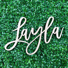 Load image into Gallery viewer, Custom Wood Name Sign | Nursery Name Sign | Personalized Name Sign | Wooden Name | Wood Letters