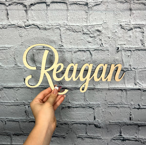 Custom Wood Name Sign | Nursery Name Sign | Personalized Name Sign | Wooden Name | Wood Letters - Painted or Unfinished